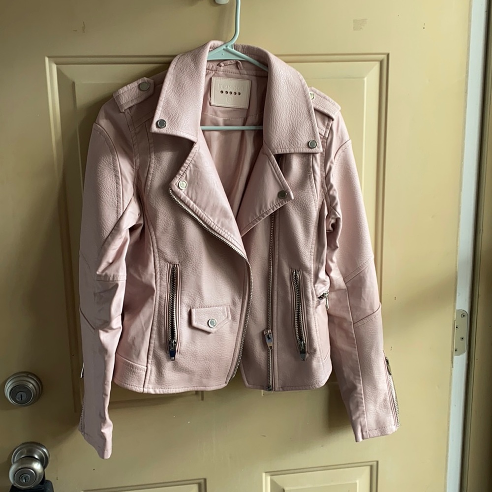 Blanknyc blush moto jacket